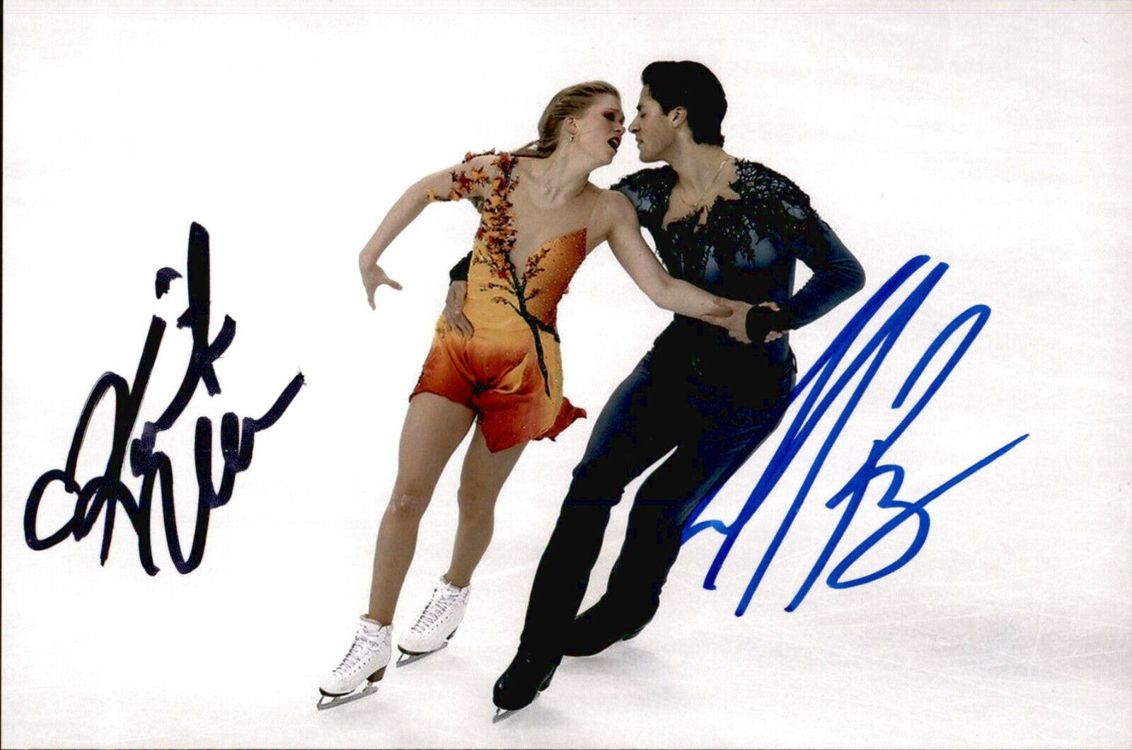 Kaitlyn Weaver Andrew Poje SIGNED 4x6 Photo Poster painting Figure Skating OLYMPICS SOCHI #7