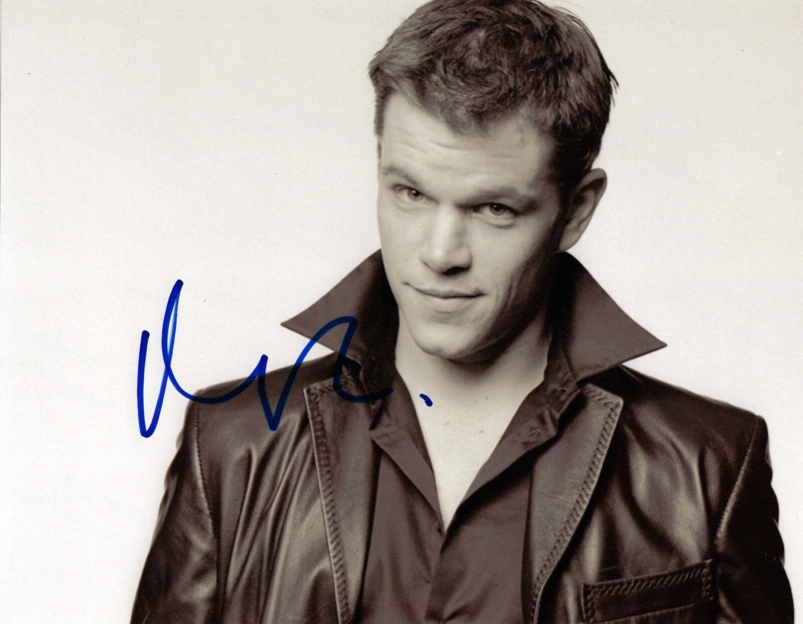 Matt Damon actor REAL hand SIGNED 8x10 Photo Poster painting #1 COA Autographed Hollywood