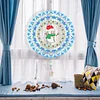 DIY Diamond Painting Double-sided Rotatable Snowman Hanging Wind Chime Suncatcher Hanging Kit