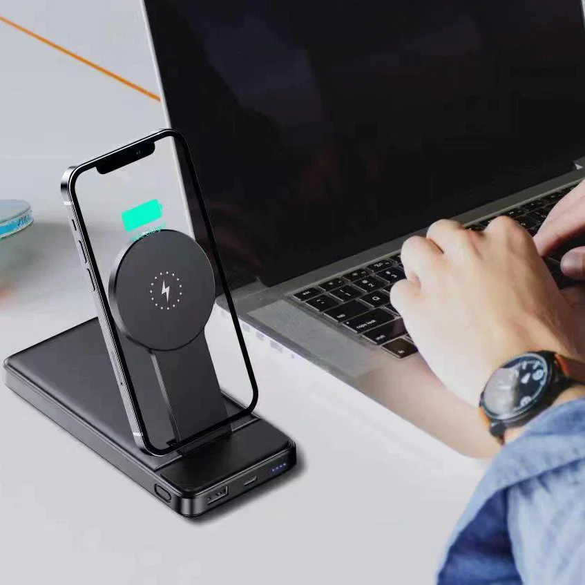 Multi-functional Magnetic Support Five-in-one Wireless Charger