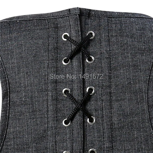 Billionm Sapubonva bustier corset vest top underbust corset straps waist cincher sexy corsets for women party gray clothing costume 6xl