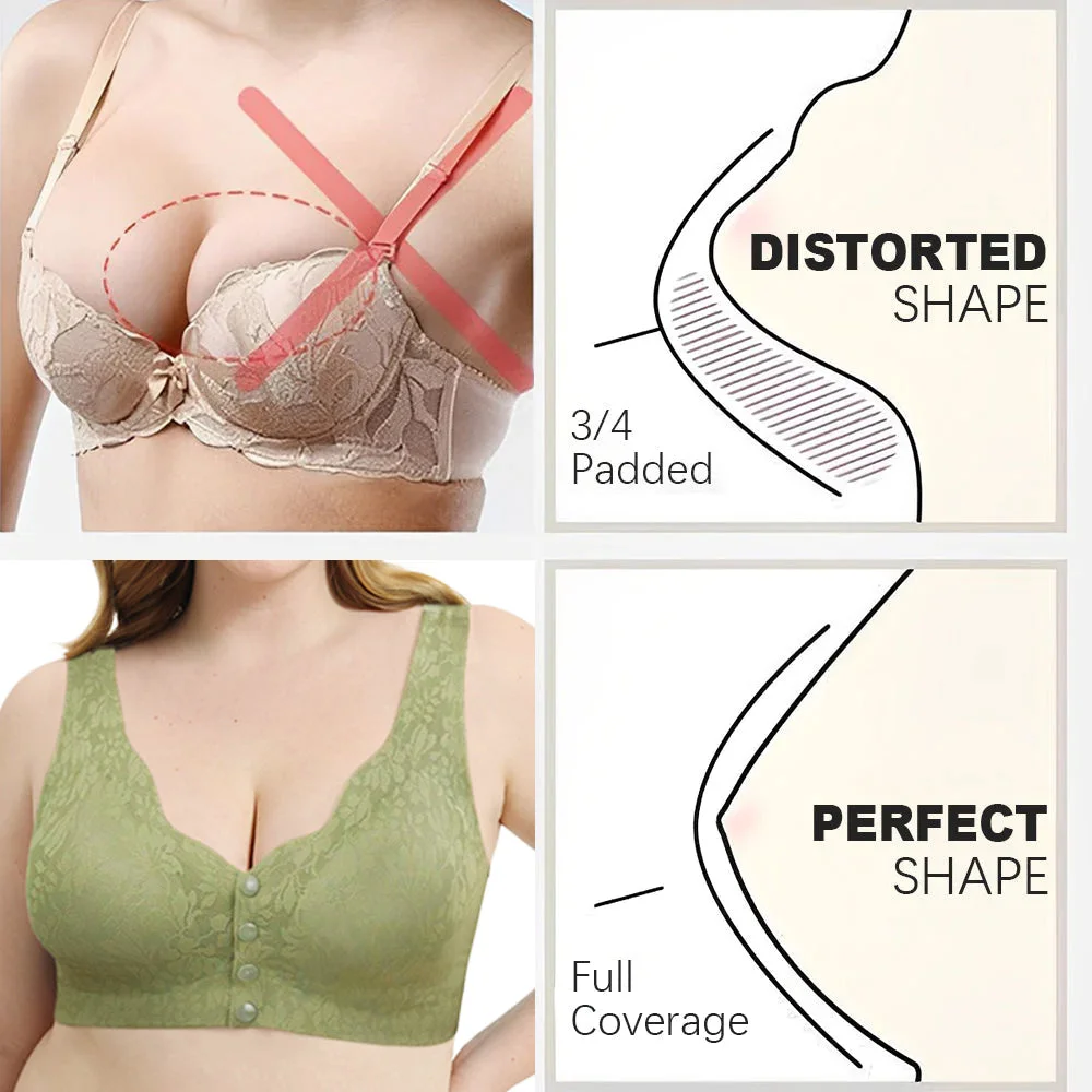 ZERO FEEL Lace Full Coverage Front Closure Bra(BUY 1 GET 1 FREE)