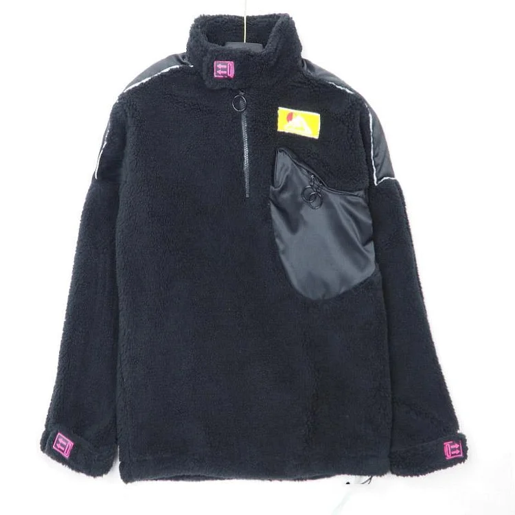 Off White Winter Coat Autumn and Winter Ow Thickened Casual Lamb Wool Jacket Pullover