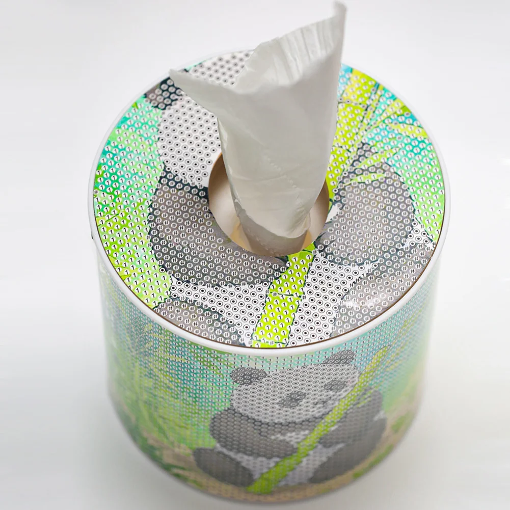 Bamboo DIY Diamond Painting Handmade Tissue Holder Rhinestones Decor Tissue Box