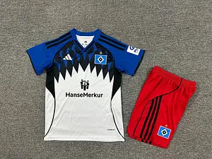2025/2026 Hamburger Home Football Shirt 1:1 Thai Quality Kids Size