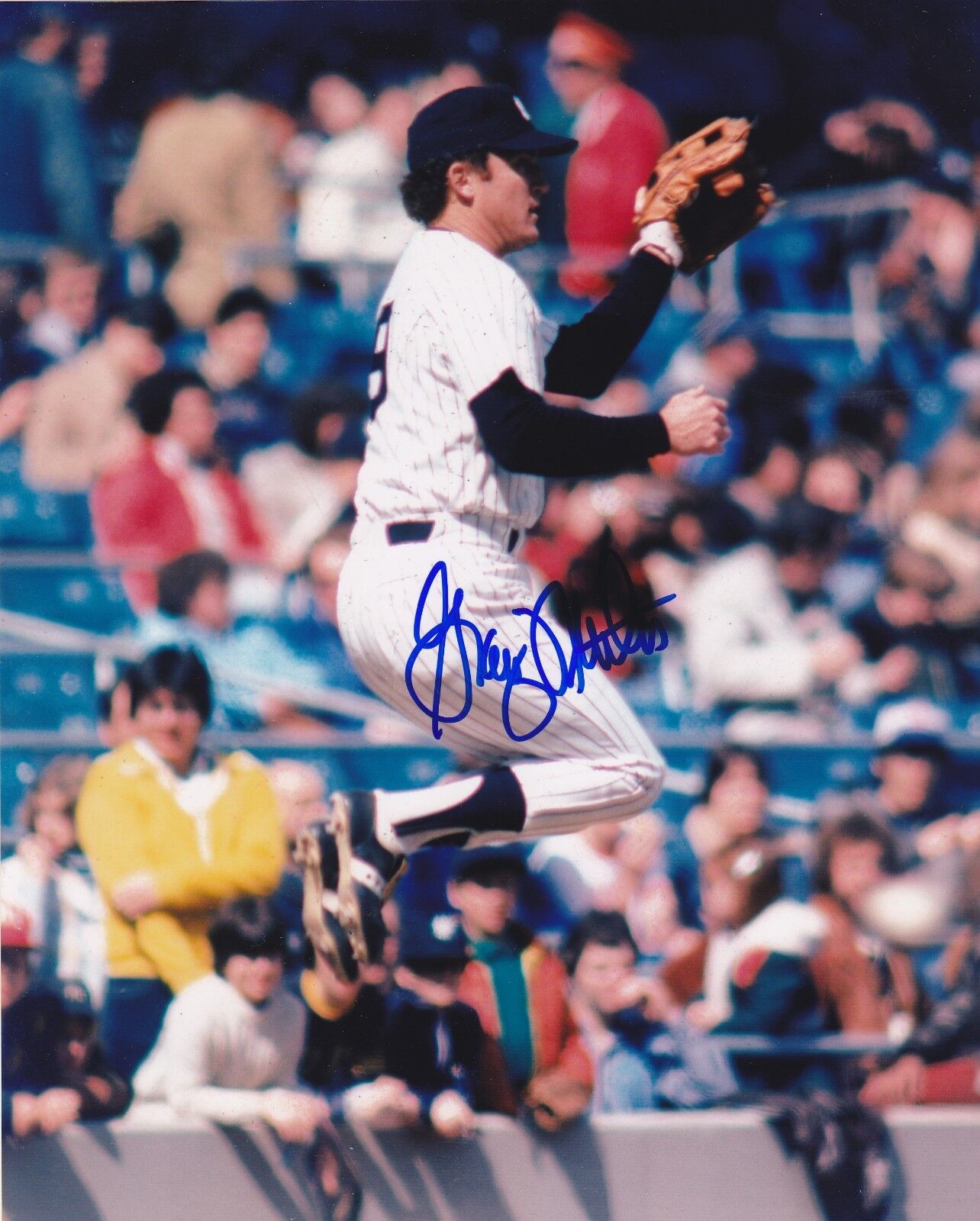 GRAIG NETTLES NEW YORK YANKEES ACTION SIGNED 8x10