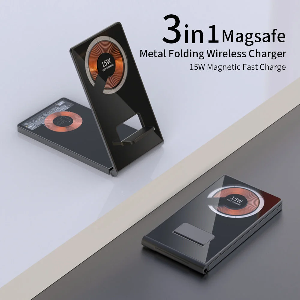 Magnetic Folding Bracket Wireless Charger