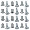 24Pcs NAB Hub Take Up Reel Screw Set 10.5in 1/4in Reel Tape for 3M AMPEX RMGI