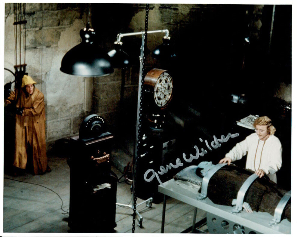 Gene Wilder (Young Frankenstein) signed authentic 8x10 Photo Poster painting COA