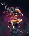 POP Scale Sitting Monkey D. Luffy - ONE PIECE Resin Statue - TianYi Studio [In Stock]