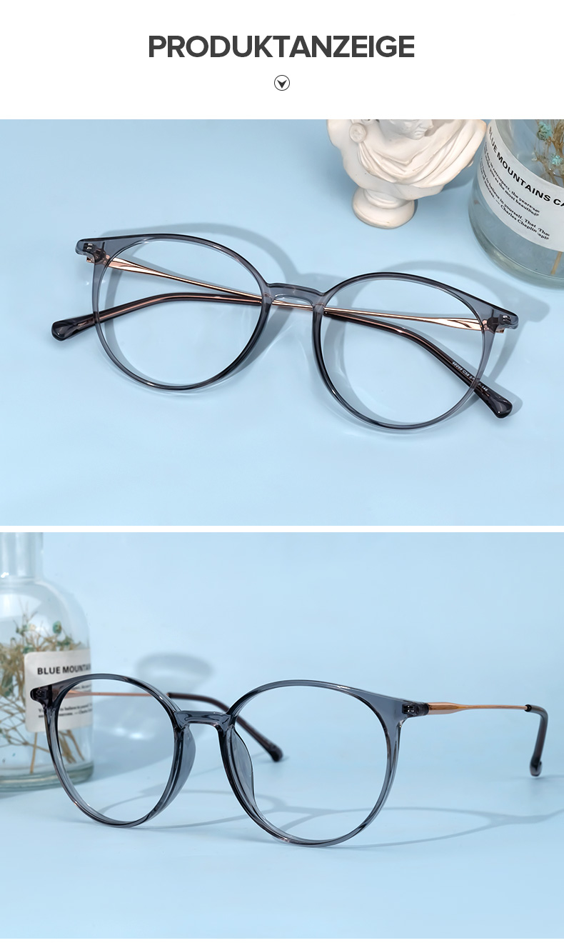 Ohnicio Grau Rund Brille