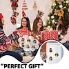 6PCS Cute Snowman DIY Pearl Diamond Painting Christmas Fridge Magnets, Sparkling Rhinestone Refrigerator Magnet Craft Kit for Home Decor & Gifts