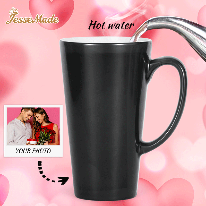 Personalized Magic Mug Custom 1 Photo Heat Changing Cup Mug Gifts For