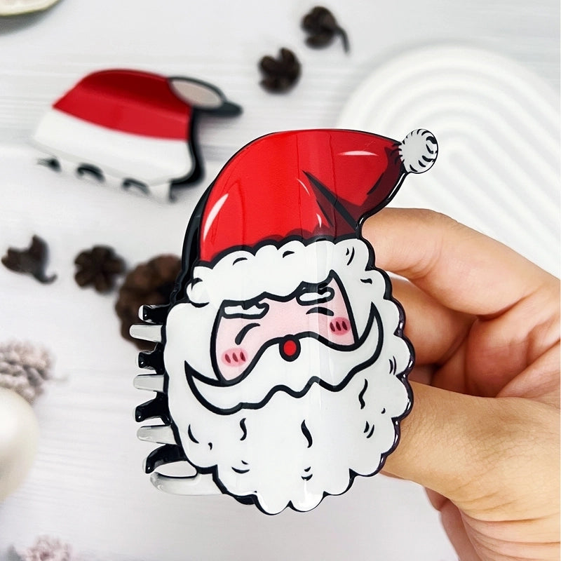 Christmas Cute Women’s Christmas Hat Santa Claus Arylic Hair Claws