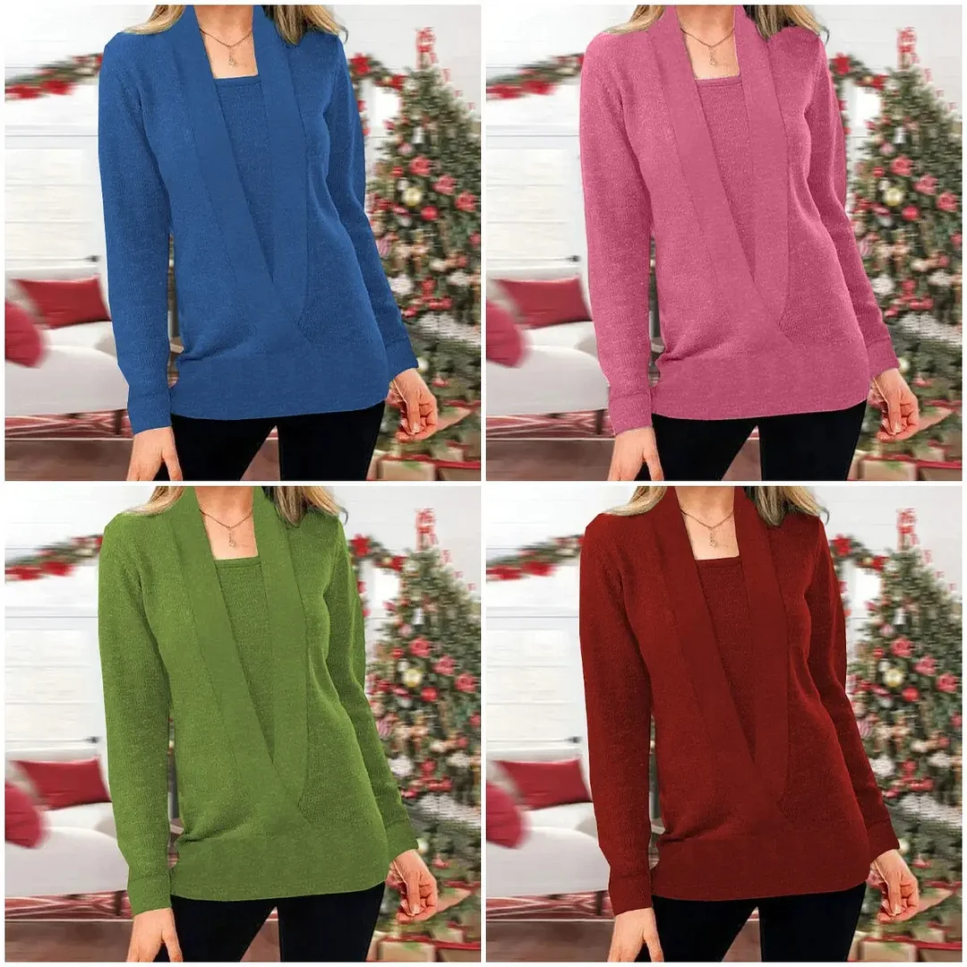 Promo&ccedil;&atilde;o de Natal - Casaco Longo Quentinho com Gola de Pena de Ganso (Compre 1 Casaco e 1 Su&eacute;ter)