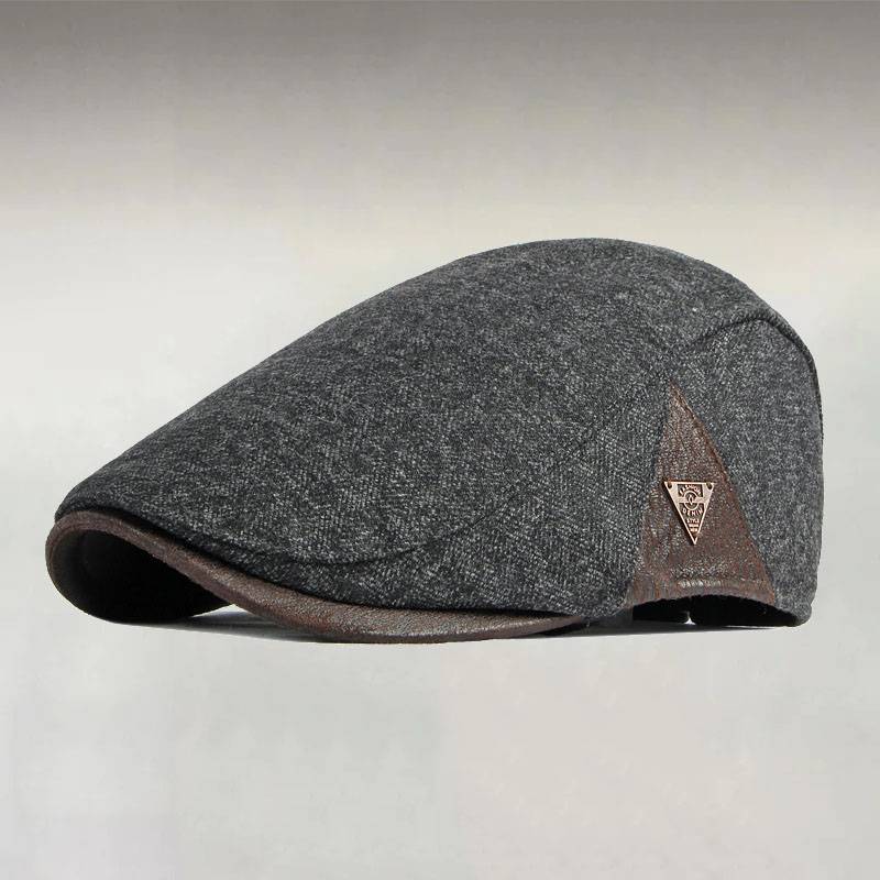 Men's Retro Thickened Warm Adjustable Beret