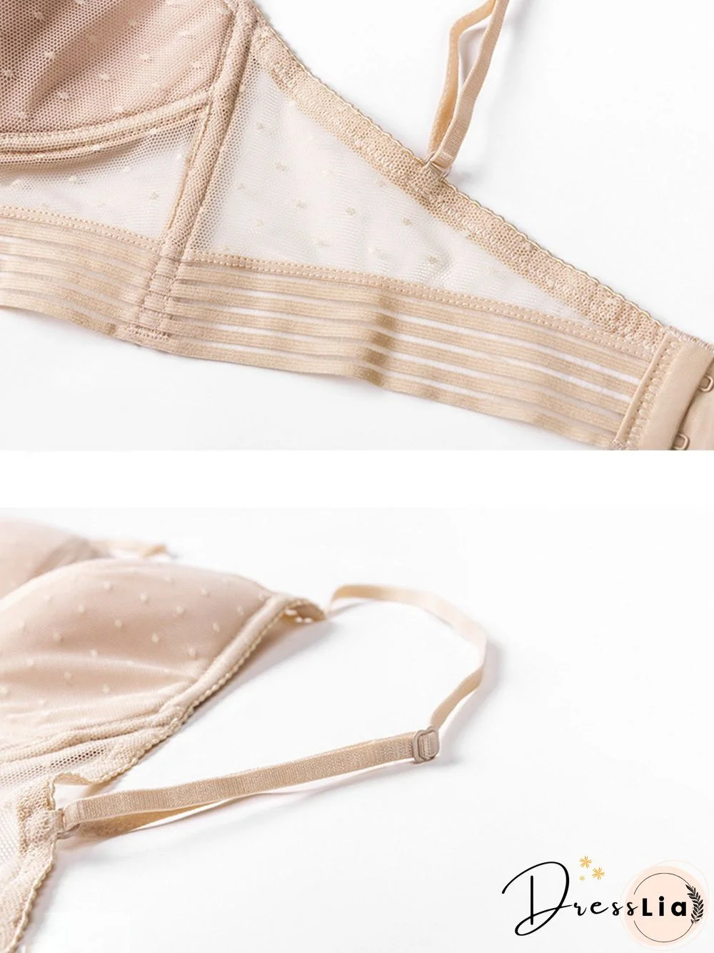 Sexy Lace Backless One Piece Push Up Bra Plus Size