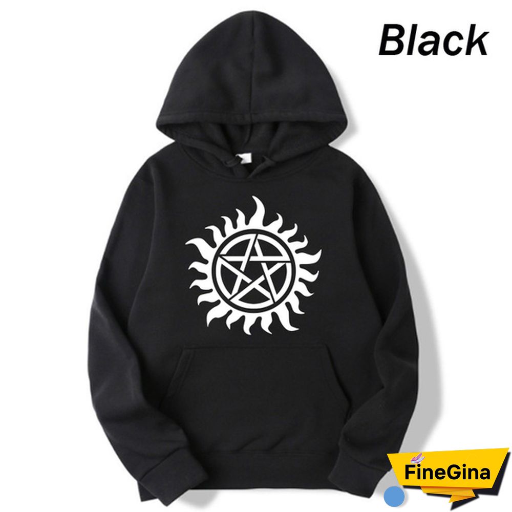 New Men/Women Autumn/Winter Printed Long Sleeve Solid Color Sweatshirt Hooded Pullover Plus Size