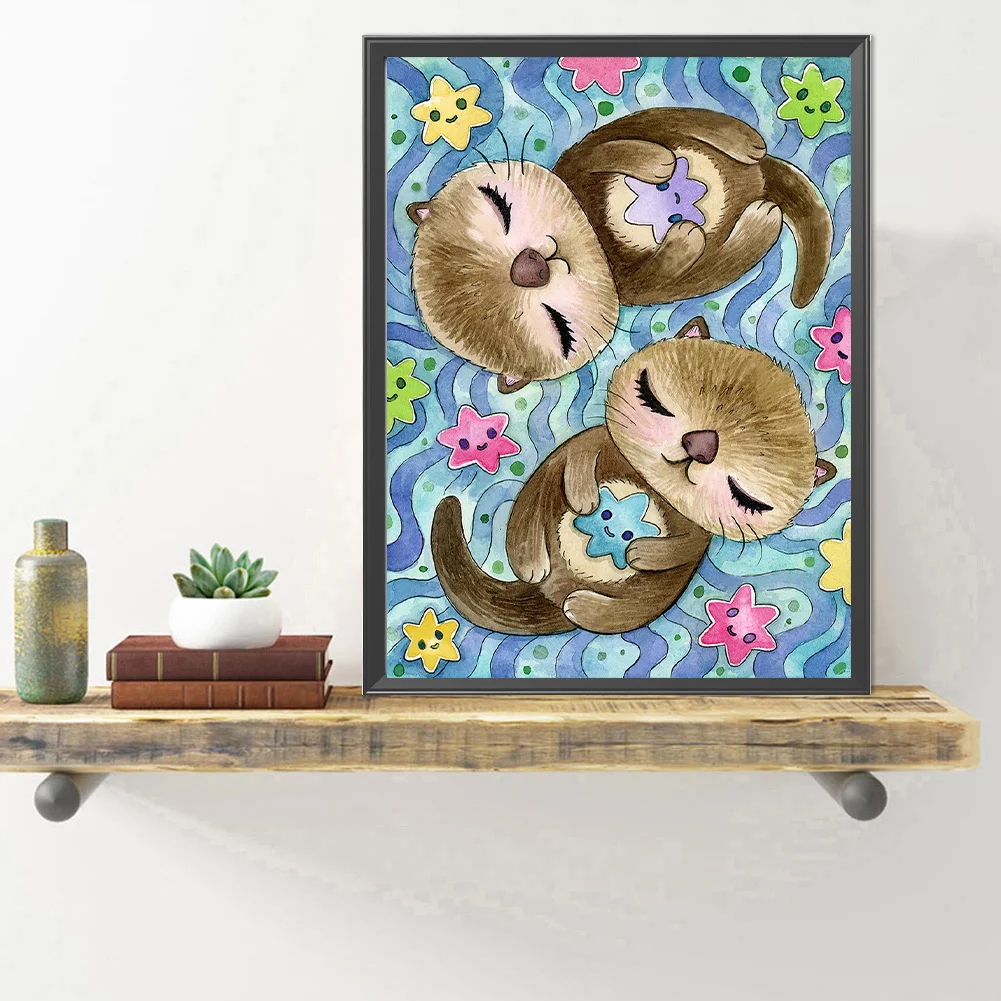 Diamond Painting - Full Round Drill - Sea Sloth(Canvas|40*50cm)