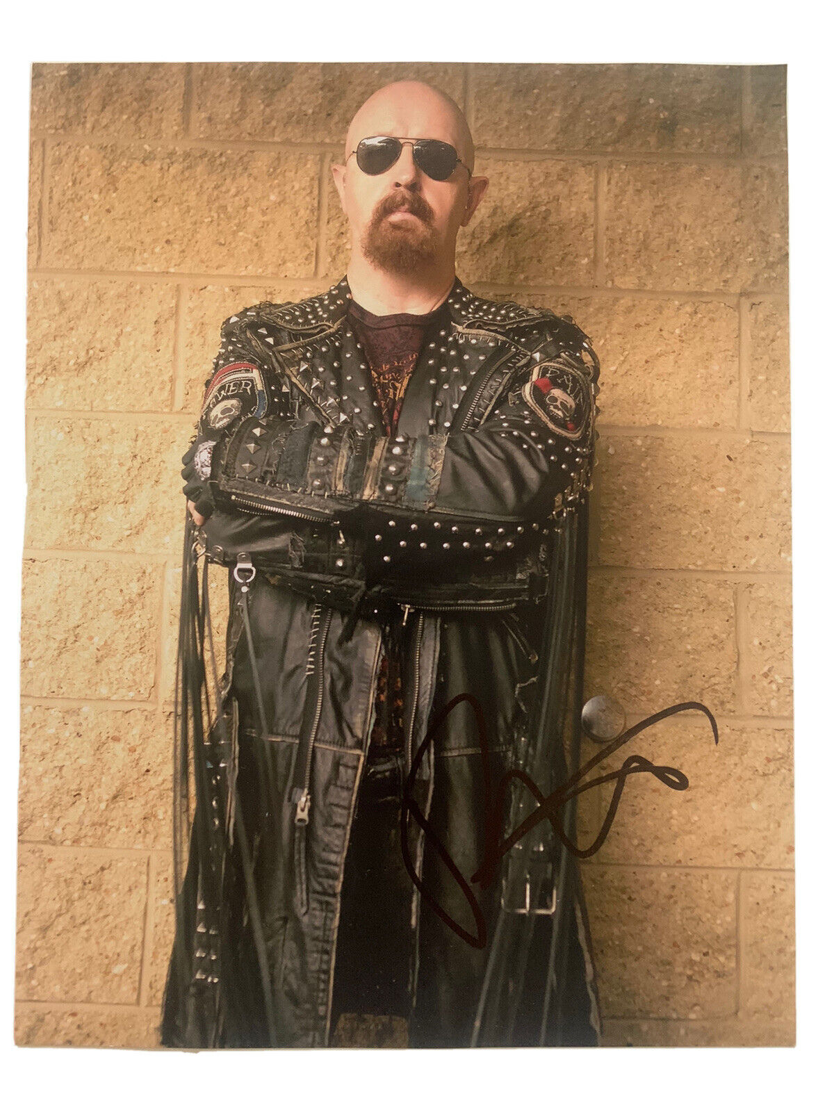 Rob Halford Judas Priest Signed Autographed 11x14 Photo Poster painting Beckett Certified #2 F6