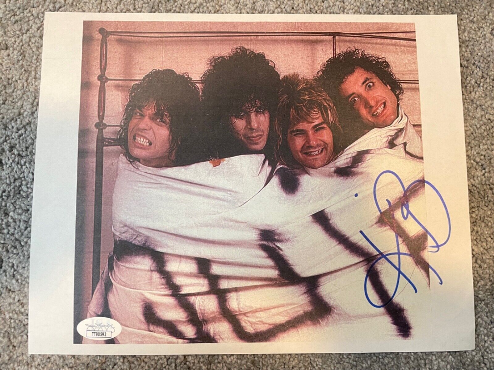 Kevin Dubrow signed JSA COA 8x10 color copy picture metal Quiet Riot psa bas