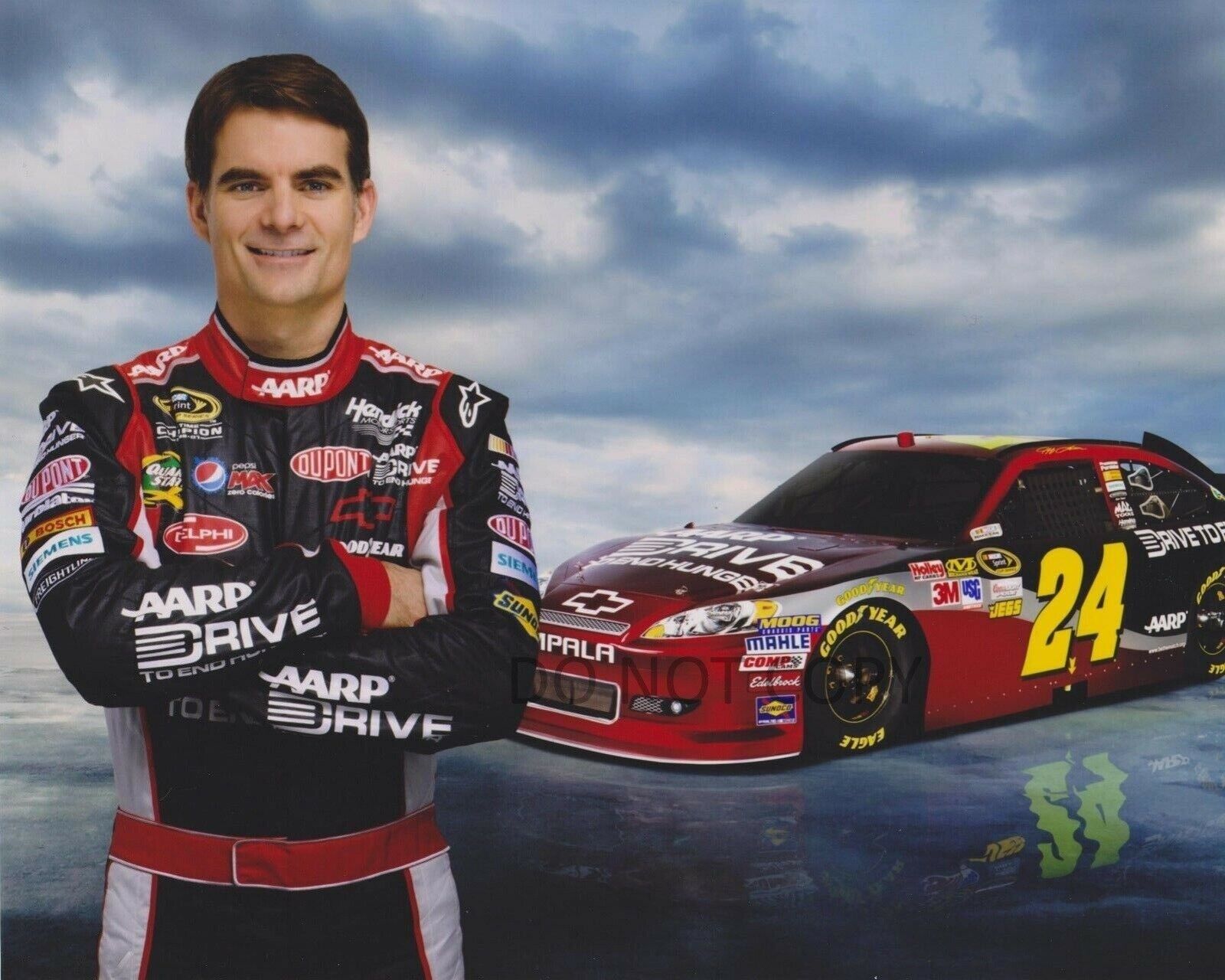 Jeff Gordon 8x10 Unsigned Photo Poster painting NASCAR Chevrolet #24 4x Cup Series Champion