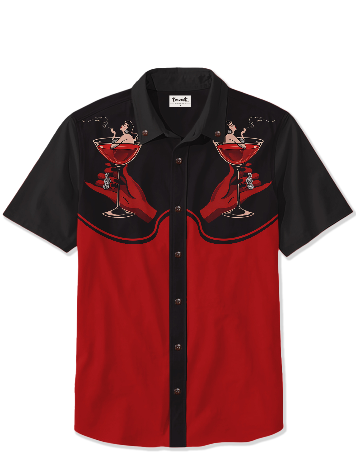 Cocktail Girl - 100% Cotton Shirt