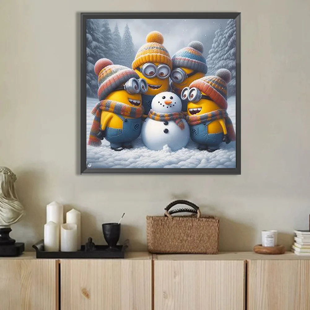 Diamond Painting - Full Round Drill - Minions(Canvas|40*40cm)