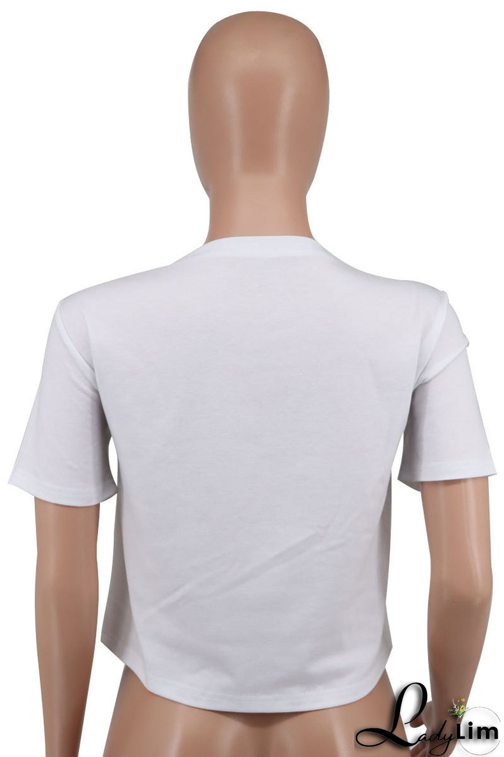 Black Pink Fashion Casual Letter Print Basic O Neck T-Shirts