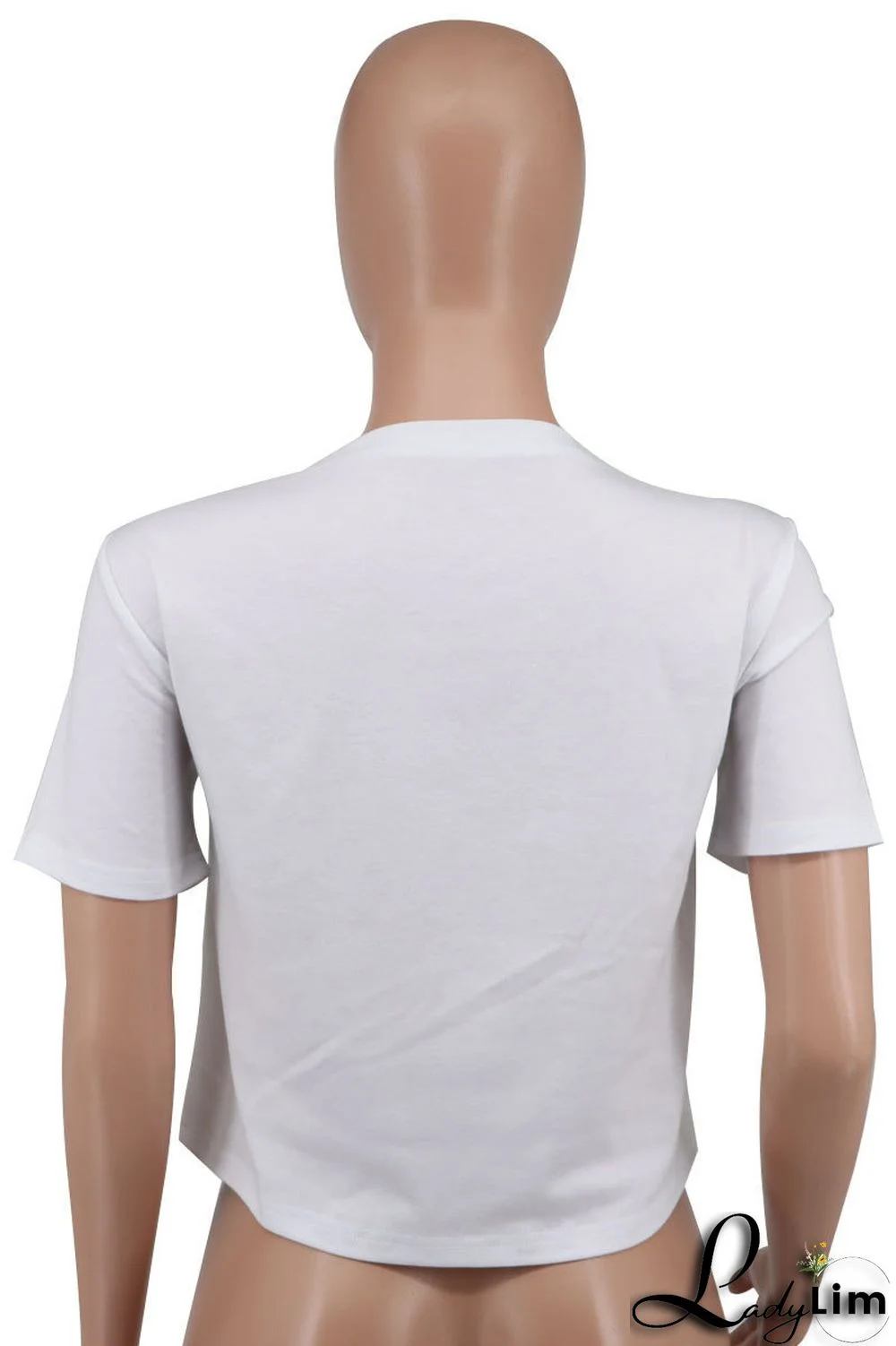 Black Pink Fashion Casual Letter Print Basic O Neck T-Shirts