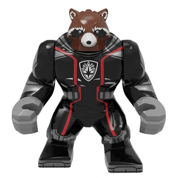 Rocket Raccoon Custom Marvel Superhero Large Minifigure Minifigure Bricks monstertoys