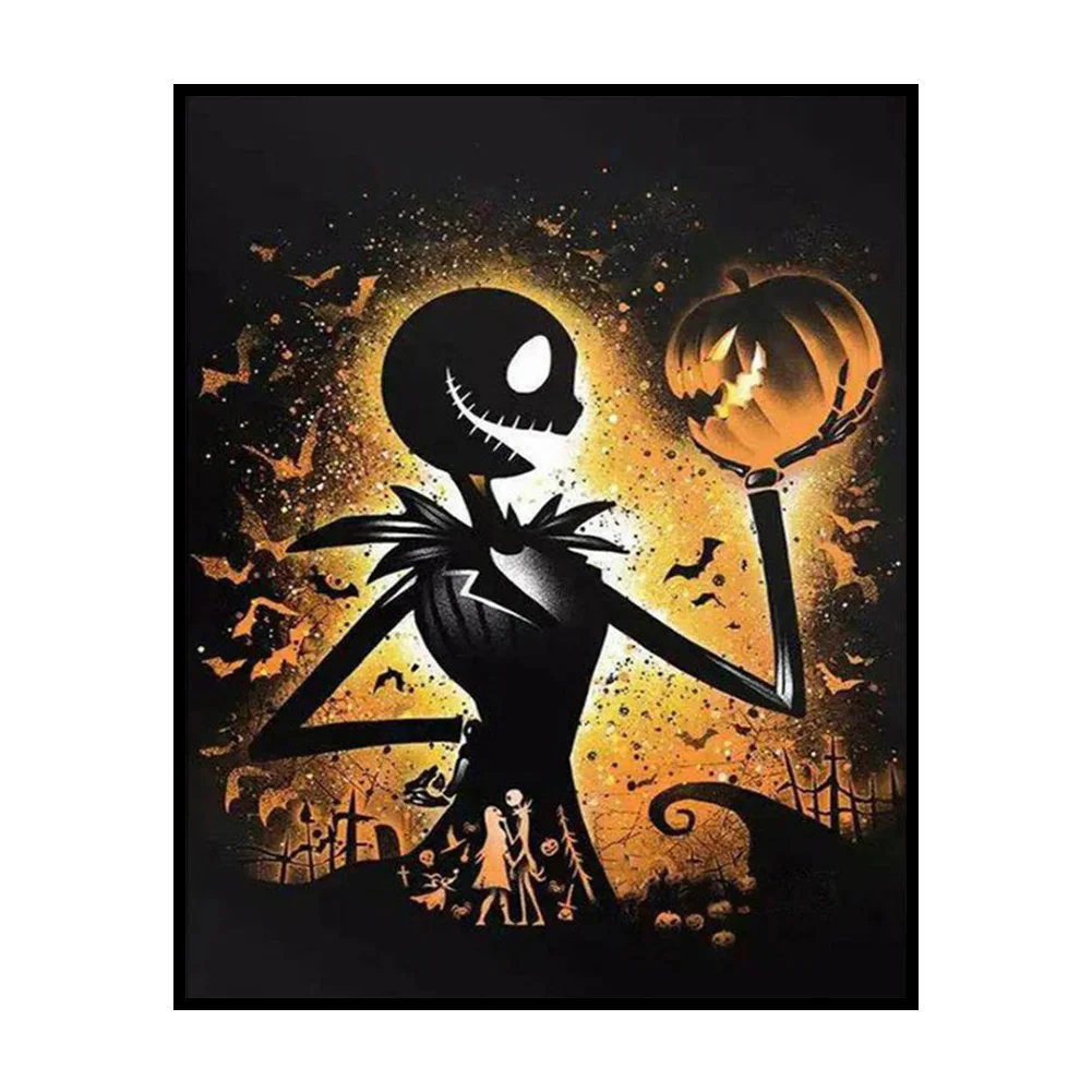 11CT Full Stamped Cross Stitch - Silhouette Series(Canvas|40*50cm)