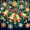 (US Local)4Pack Xmas-Crystal Rhinestone Diamond Painting(30x30cm)