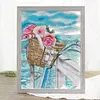 Romance By Sea-14CT Stamped Cross Stitch 33*44cm/12.99*17.32in tapestrymarket