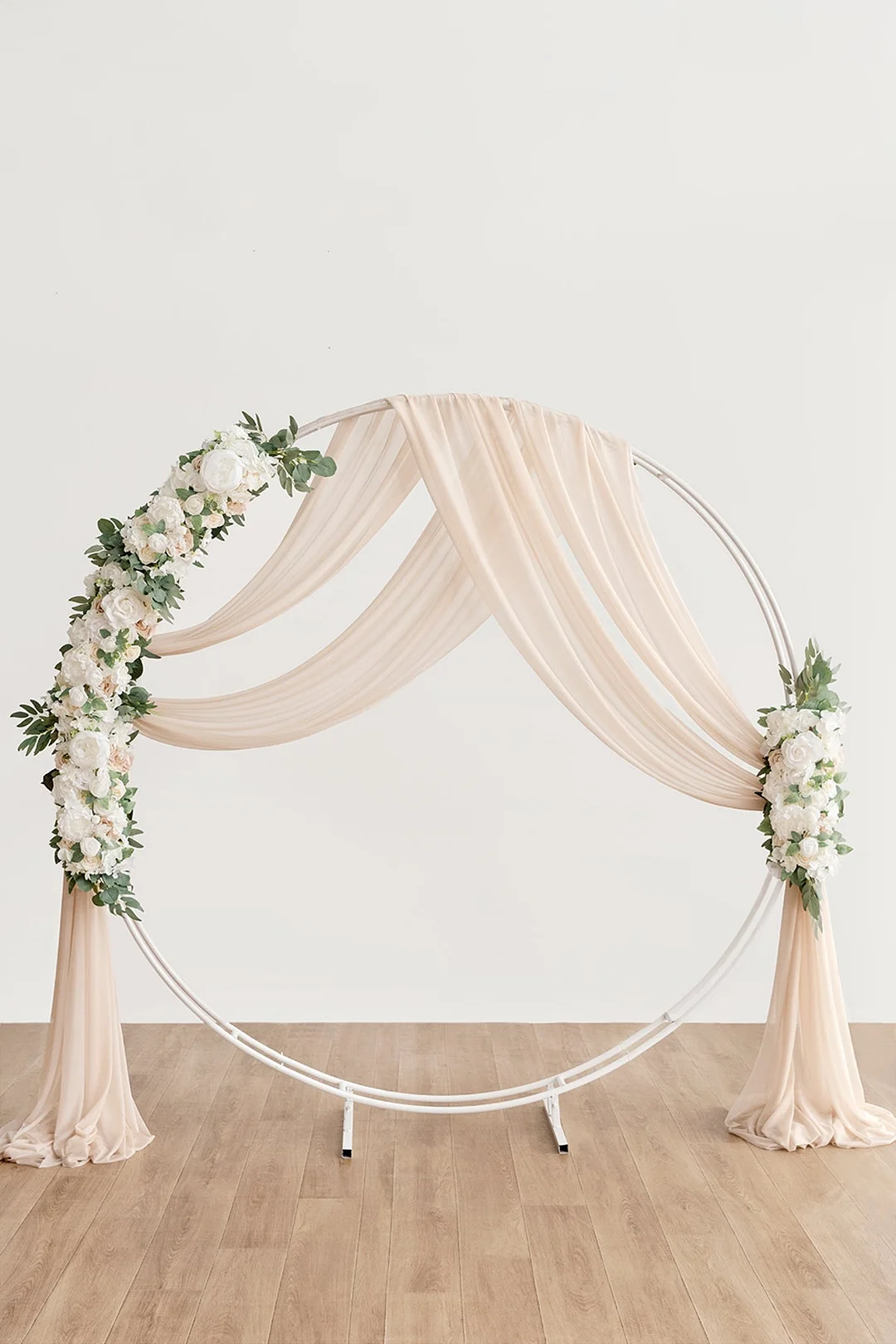 Flower Arrangements for Arch Decor in White & Sage