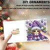6pcs Diamond Painting Purple Elf Greeting Cards Congratulations Cards & Gifts