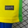 2025 Kids Brazil Soccer Jersey Home