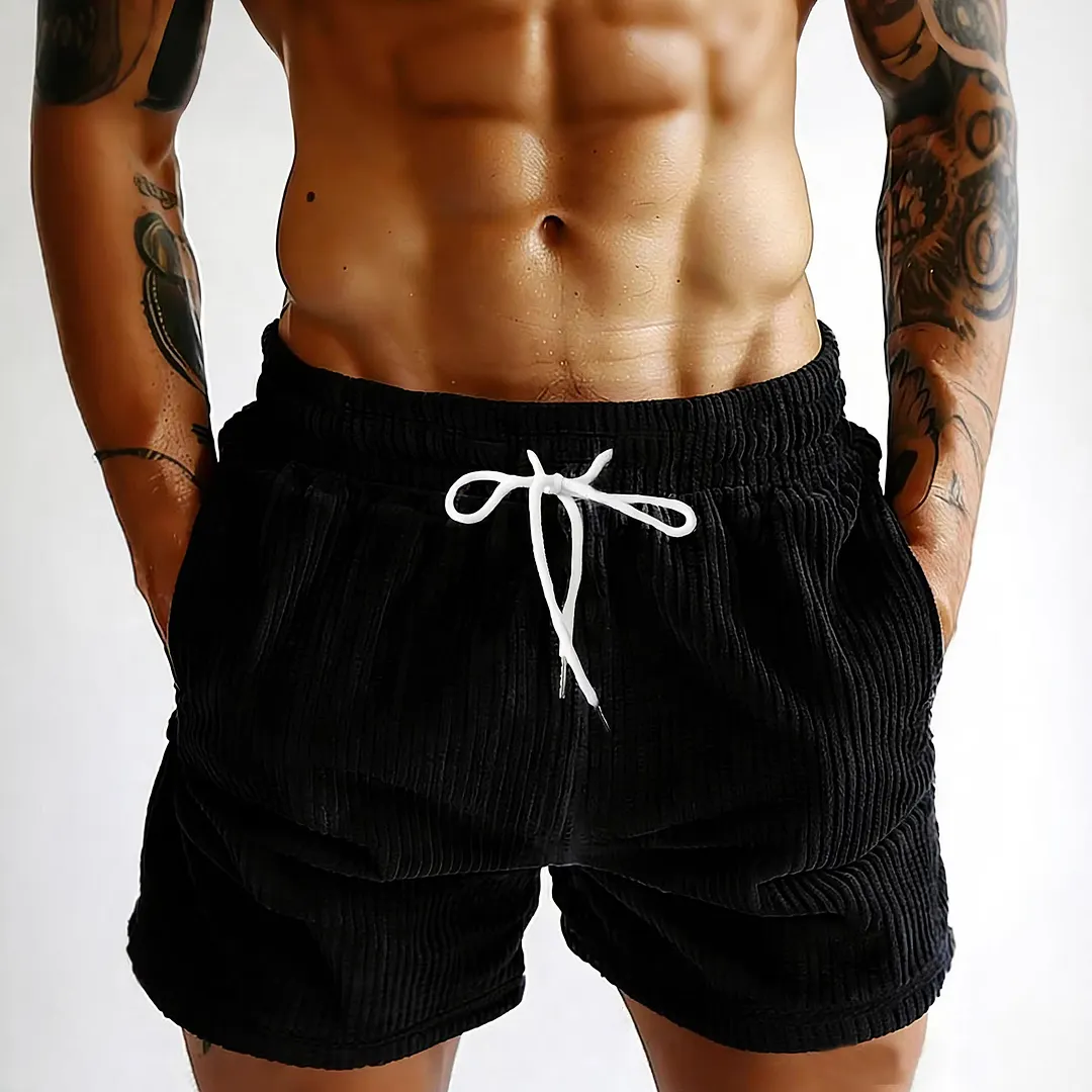 Men's Holiday Corduroy Shorts-INSPIREUSE