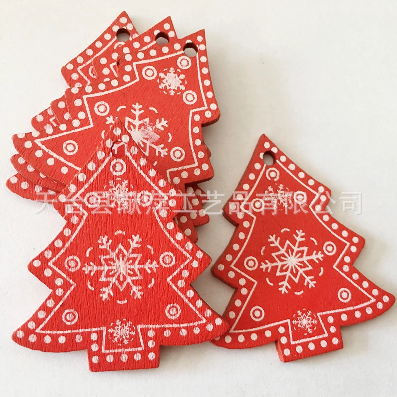 Factory Direct Crafts Creative Wooden Christmas Gift Interior Decorations Home Pendant DIY Accessories