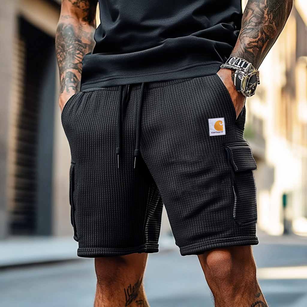 Carhartt Men's Black Cargo Shorts - Durable, Comfortable & Stylish for Everyday Wear