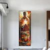 (30*90cm)House Scenery Glass Bottle - Full Round Drill Diamond Painting