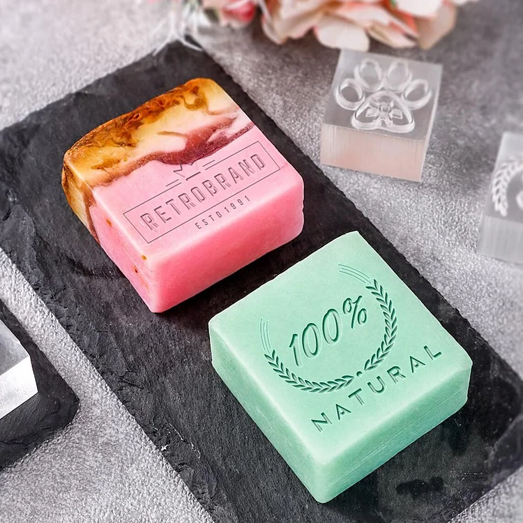 Custom Soap Stamp, Custom Acrylic Soap Stamp, Custom Stamp for Soap, Acrylic Mold For Soap, Custom Pottery Stamp