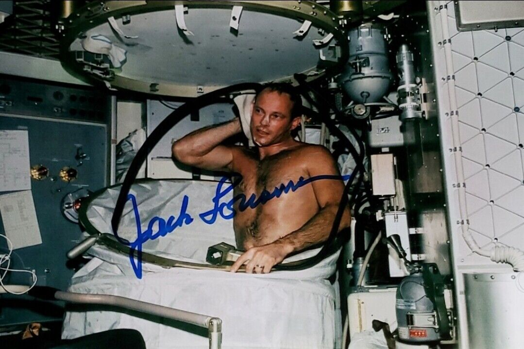 Jack Lousma Hand Signed Autograph Photo Poster painting Skylab NASA Astronaut STS 3 Commander