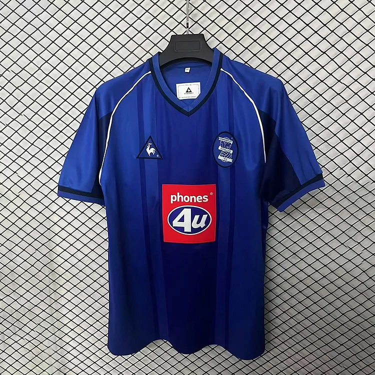 【S~4XL】Birmingham City 2002/03 Retro Home Football Jersey 