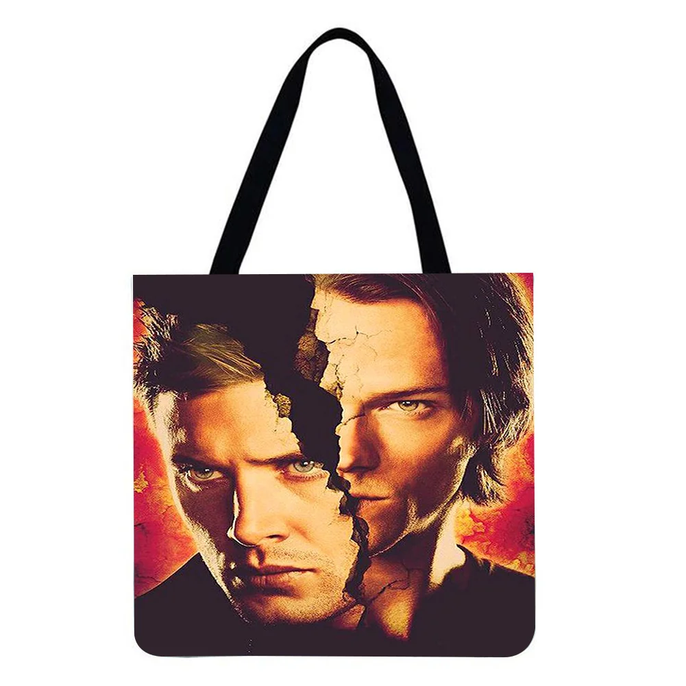 Linen Tote Bag-Movie cartoon