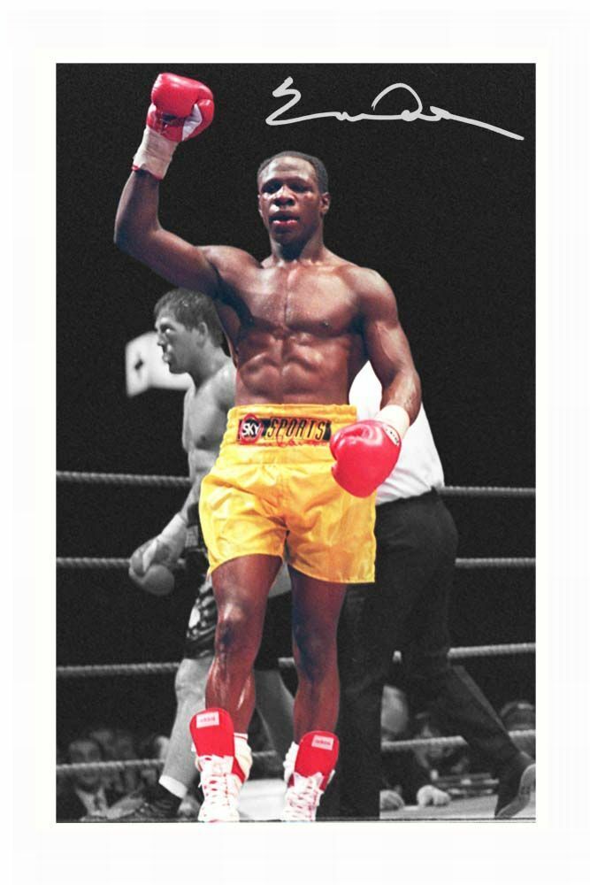 CHRIS EUBANK AUTOGRAPH SIGNED Photo Poster painting POSTER PRINT