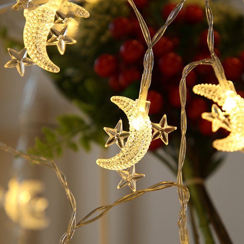 

LED Moon Curtains Windows Romantic Fairy-Curtain String Night Light, 501 Original