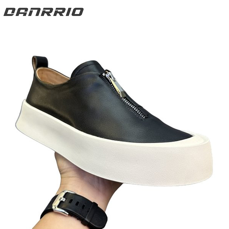 Handmade Retro Zipper Loafers DANRRIO.COM DANRRIO