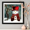 Snowman - Full Round Diamond Painting