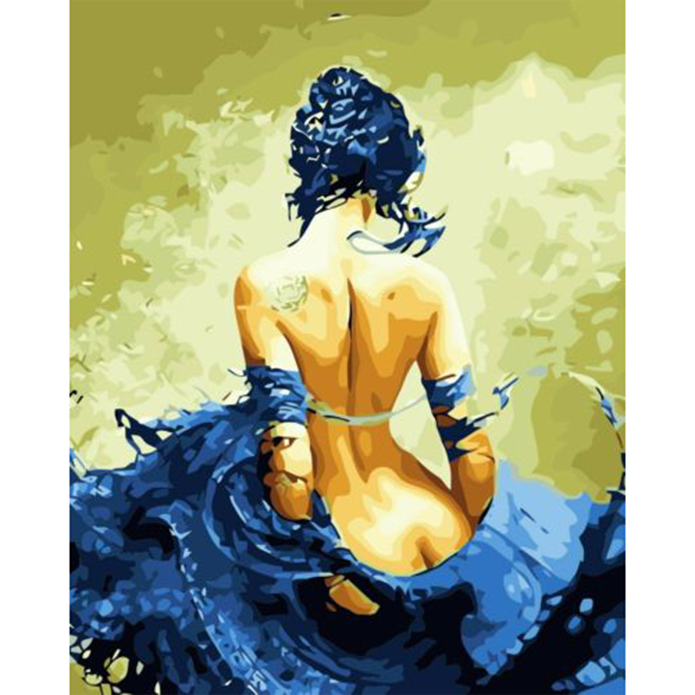 

40*50cm - Painting By Numbers - Backless Woman, 501 Original